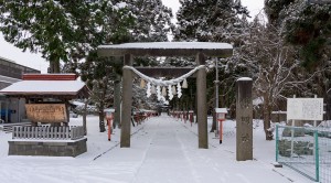 冬の大館神明社